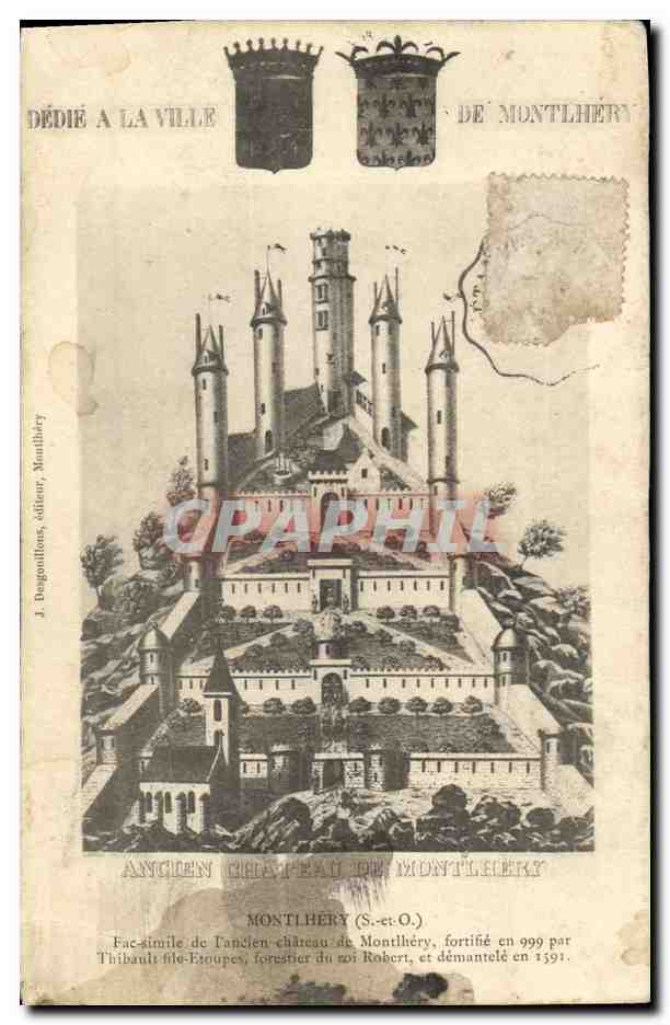 Vintage Postcard Montlhery