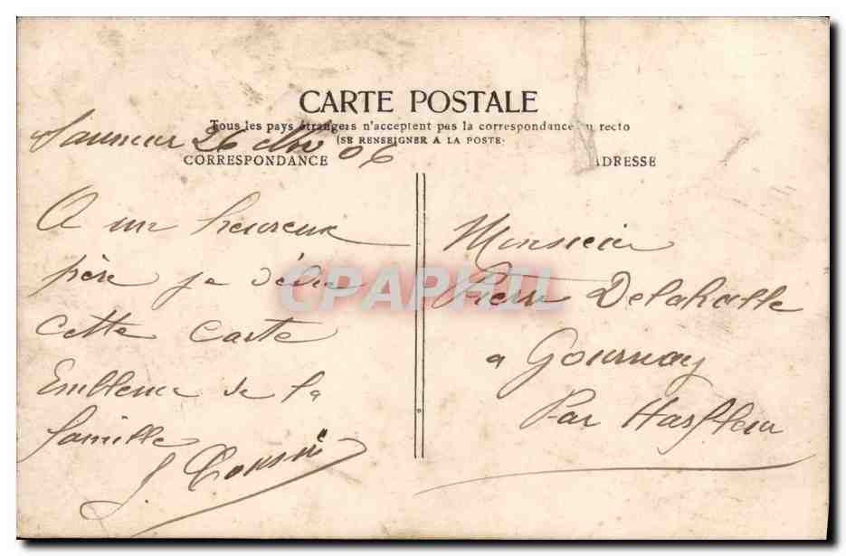 CPA Joies Paternelles Enfants — Reverso
