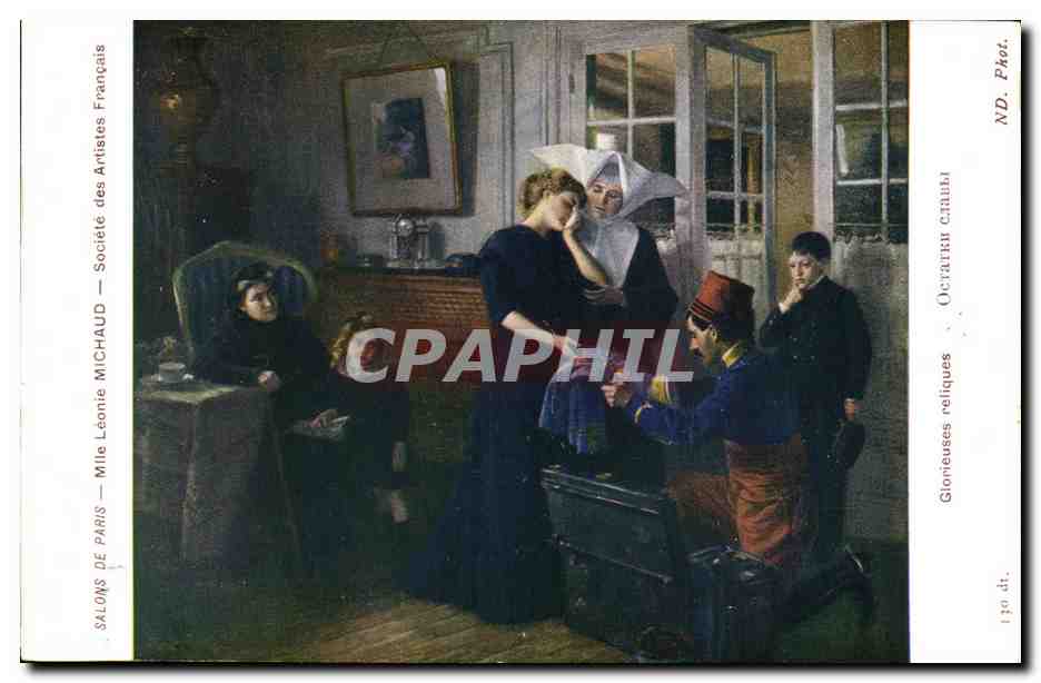 CPA Paris Salons De Leonie Michaud Glorieuses reliques 