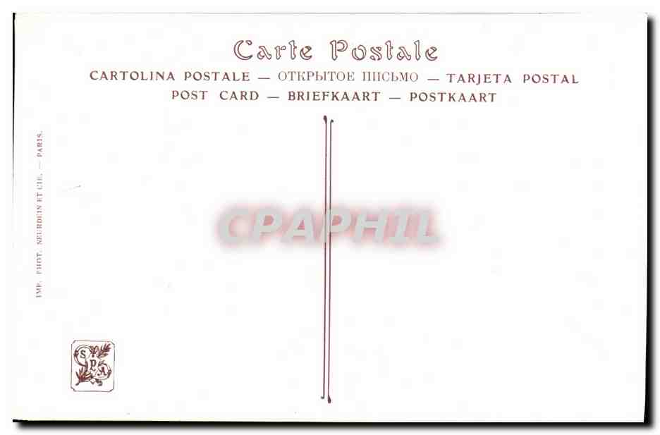 CPA Paris Salons De Leonie Michaud Glorieuses reliques  — Verso