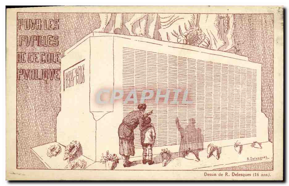 CPA Pour les Pupilles de l ecole publique 