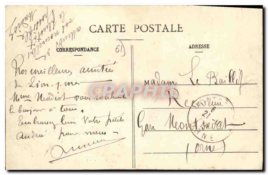 CPA A travers la Normandie Types et costumes anciens Une polka Danse  — Rückseite