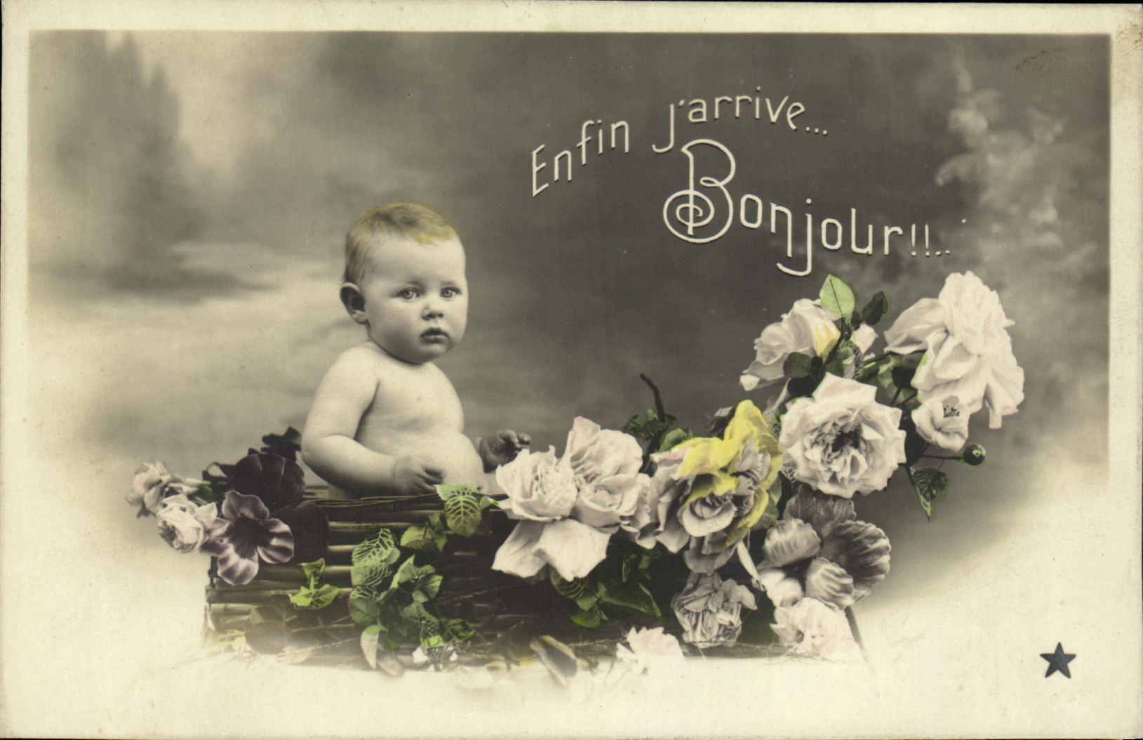 CPA Bonne Annee Enfant Bebe