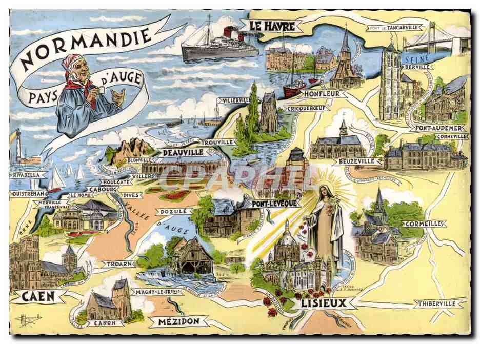 Normandie — Pays d'Auge — Éditions Gaby, Nantes