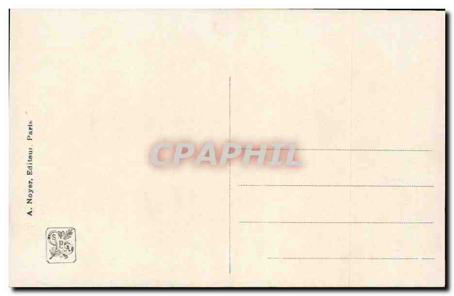 CPA Pres Des Tombeaux Salon 1912 Laurens — Verso