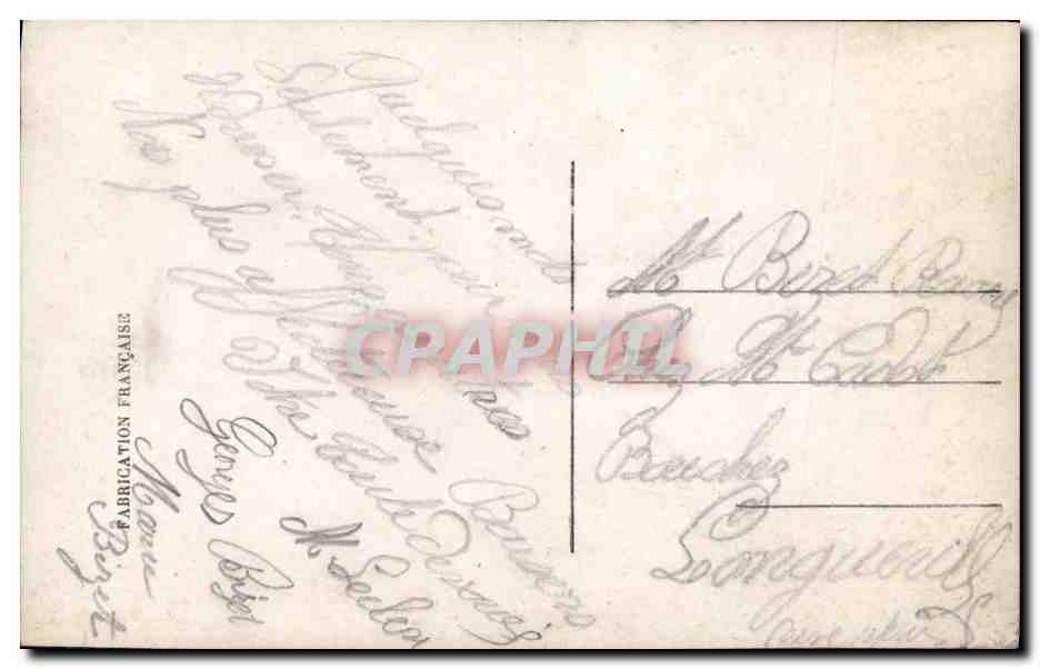 CPA Fantaisie Femme Soldat Militaria Marin  — Verso