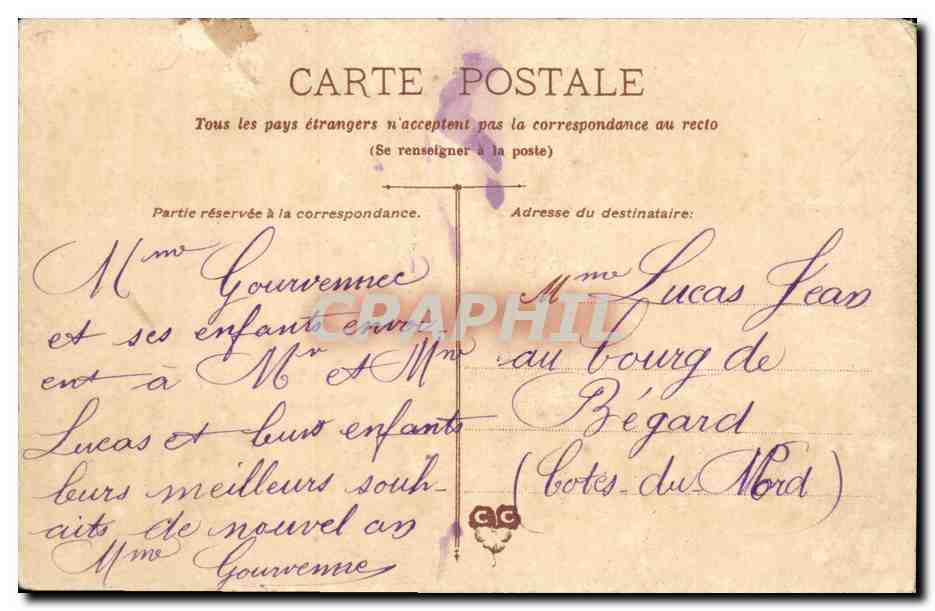 CPA Souvenir d amities Femmes — Verso