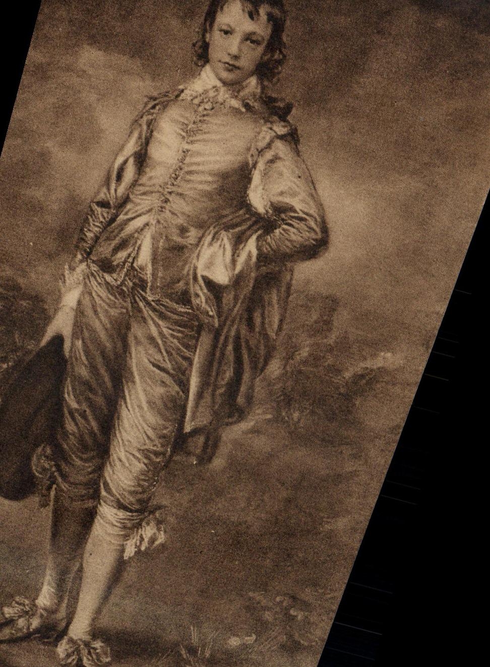CPA The Blue Boy Gainsborough