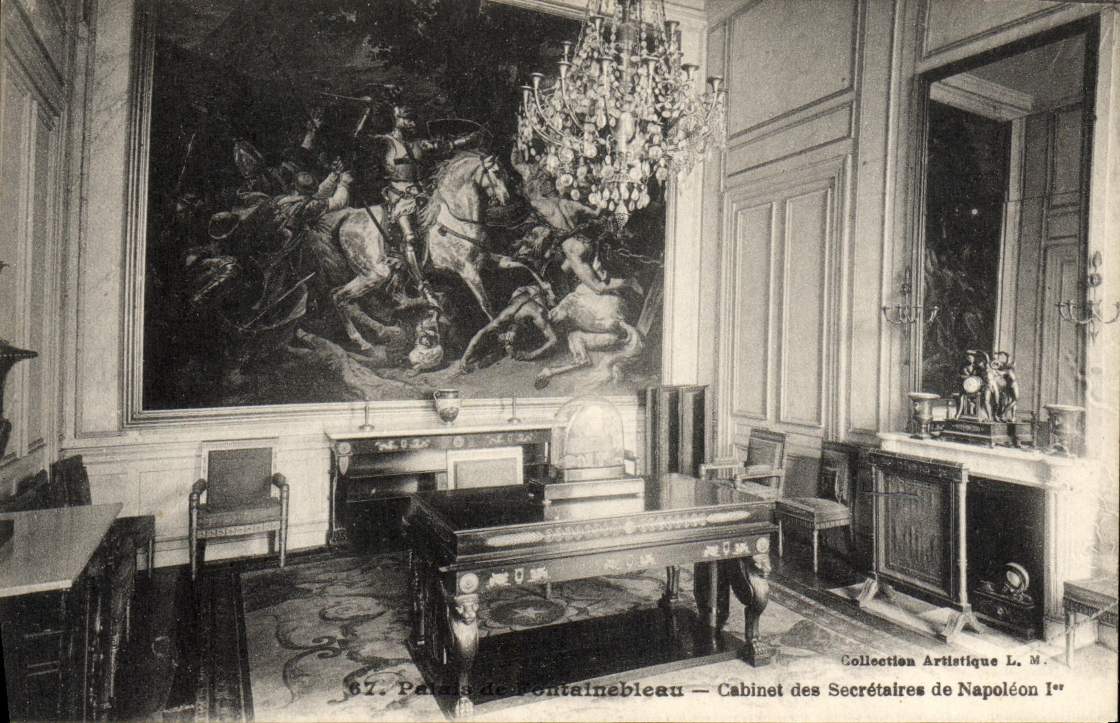 Palacio de Fontainebleau — Gabinete de Secretarios de Napoleón I — Colección Artística L. M.