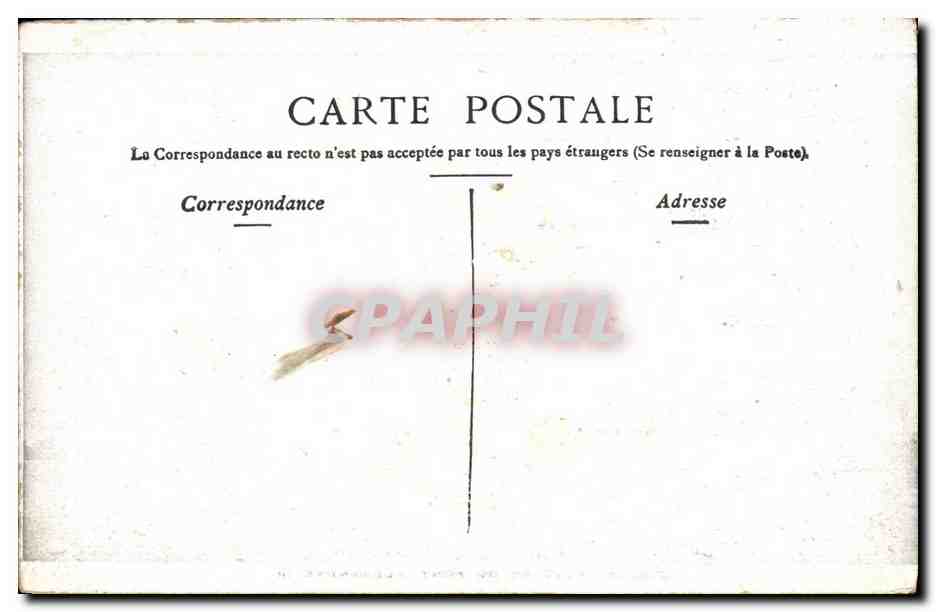 CPA Paris Pvlones Du Pont Alexandre III — Rückseite