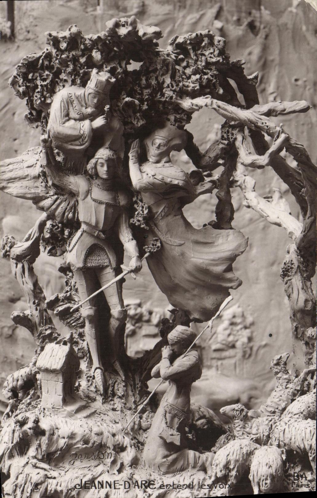 CPA Jeanne d arc entend des vois 