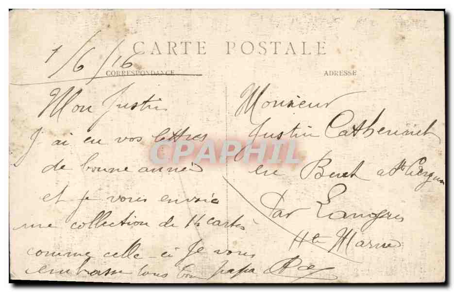 CPA Notre Dame Des Tranchees Militaria  — Rückseite