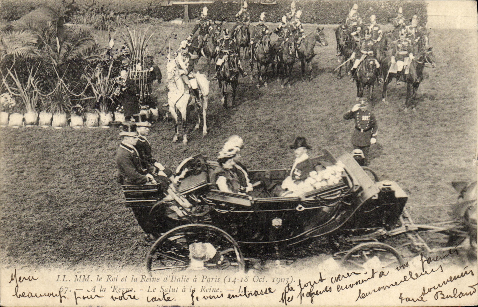 Le Roi et la Reine d'Italie à Paris — 14-18 Oct. 1903 — L'Imprimerie Nouvelle — N° 67