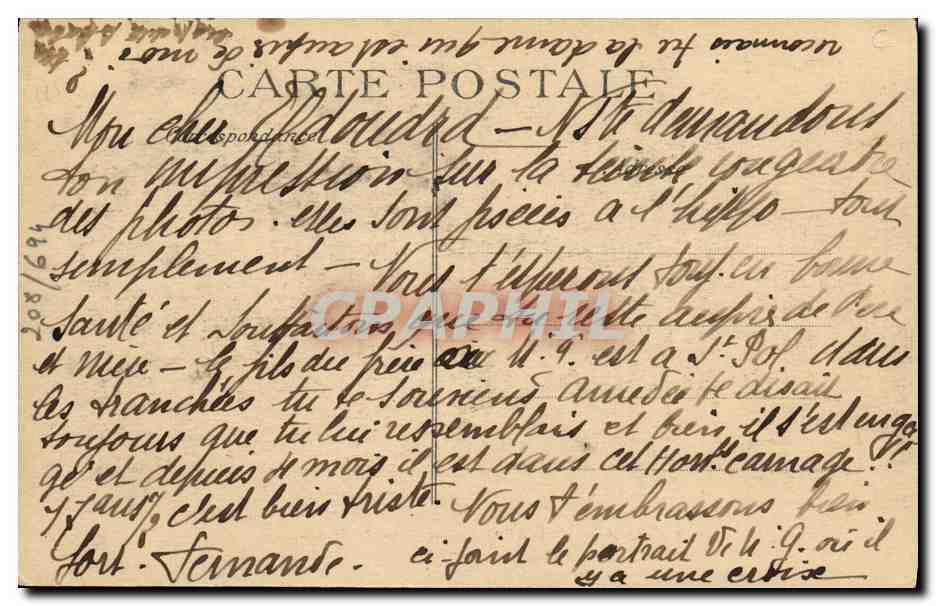Visite des souverains danois à Paris — Réception à l'Hôtel-de-Ville — Éditeur ELD, n° 7 — Reverso