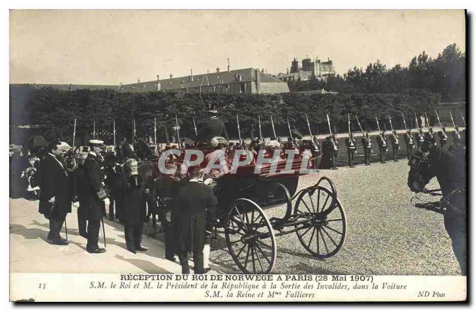 Réception du Roi de Norvège à Paris — 28 Mai 1907 — ND Phot