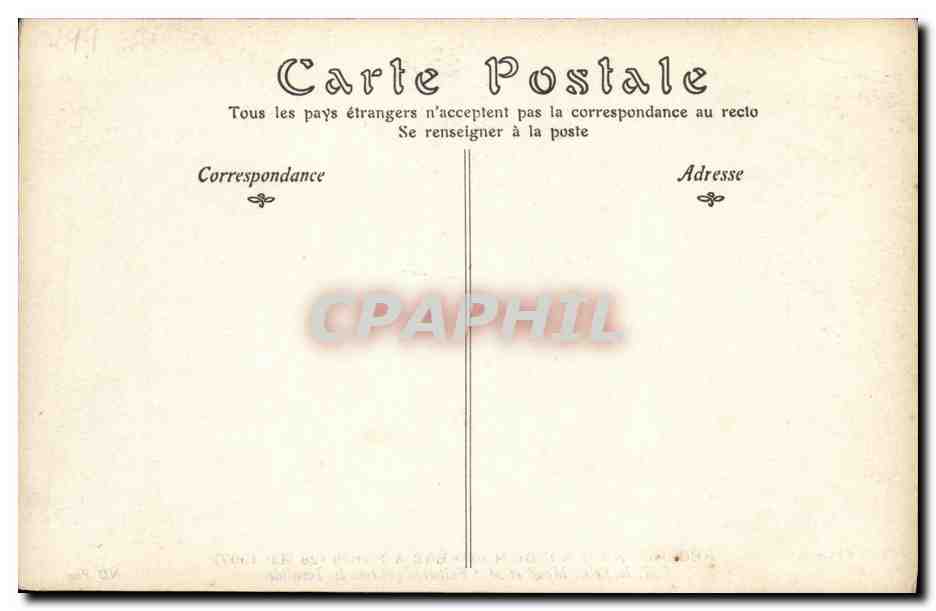 Reception du Roi de Norvège à Paris — S.M. la Reine Maud et Mme Fallières quittent les Invalides — Cliché Chusseau-Flavien, n°18 — Verso