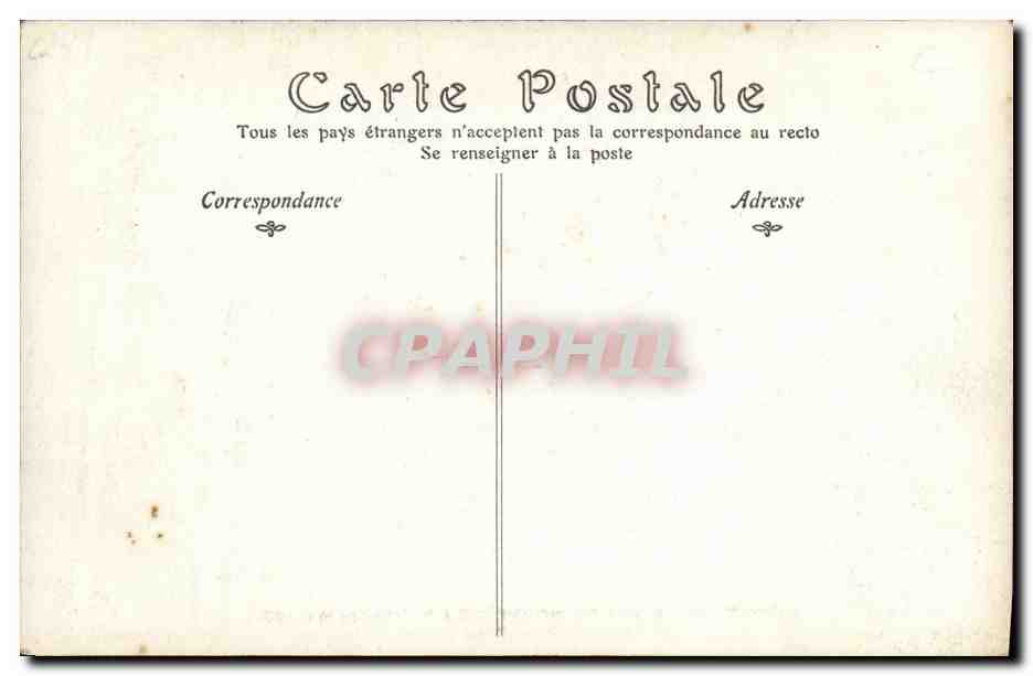 Reception du Roi de Norvège à Paris — S.M. la Reine Maud et Mme Fallières quittent les Invalides (28 Mai 1907) — ND Phot — Verso