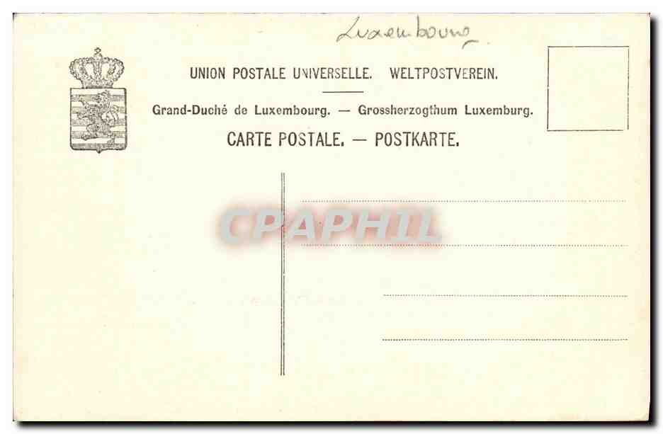 Cinq princesses de Luxembourg — Charles Bernhoeft Luxembourgeois — n° de série non visible — Reverso