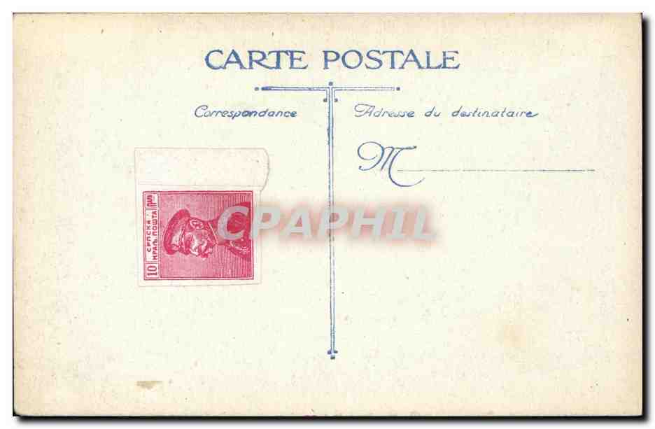 Portrait d'un officier russe — éditeur AHA — n° de série non visible — Verso