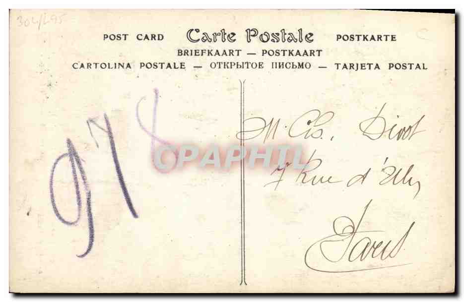 S.M. Pierre Ier (Karageorgevitch), Roi de Serbie — Cliché Chusseau Flavien — ND Phot. — Verso