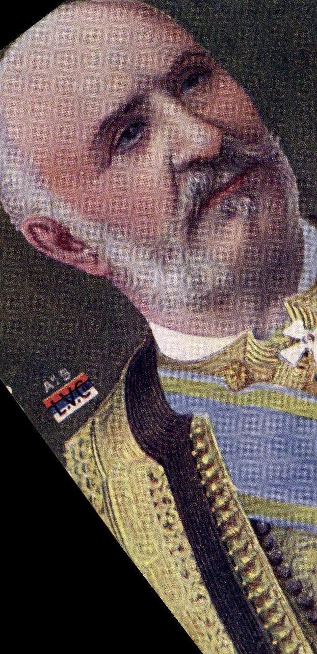 Portrait d'un homme en uniforme — éditeur A.S. LVC — n° de série A.S. LVC