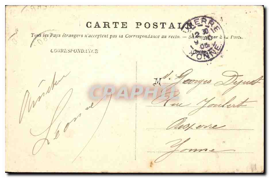 L'Aviso « Elan » — con l'imperatore, l'imperatrice e Félix Faure — scatto G. B. P. — Verso