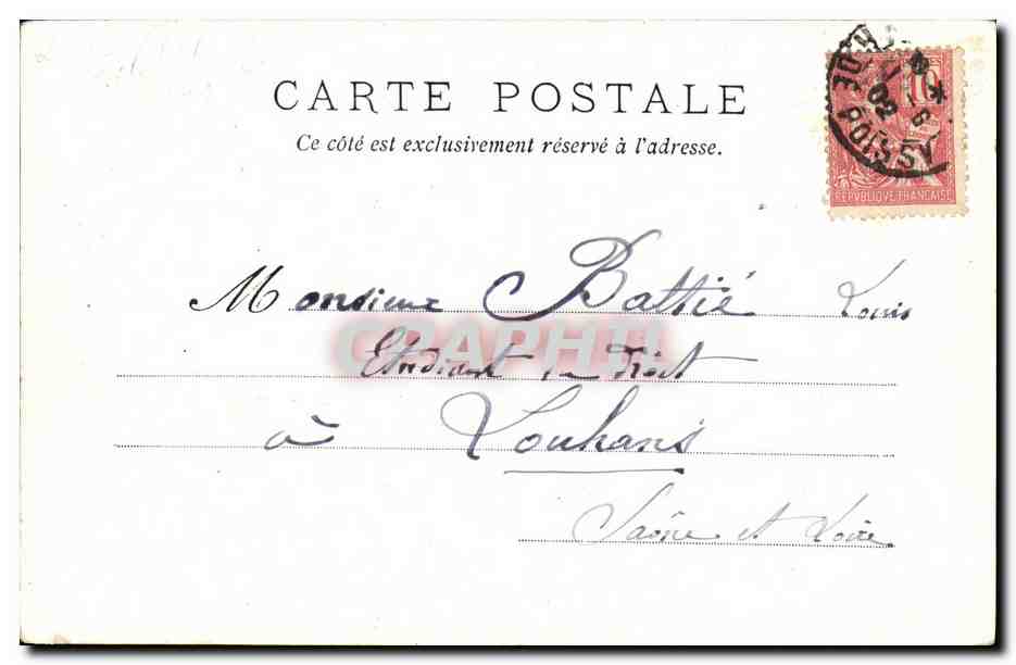 Le Clou-Rêve — Exposition de 1900 à Paris — T. Bianco 1900 — Reverso