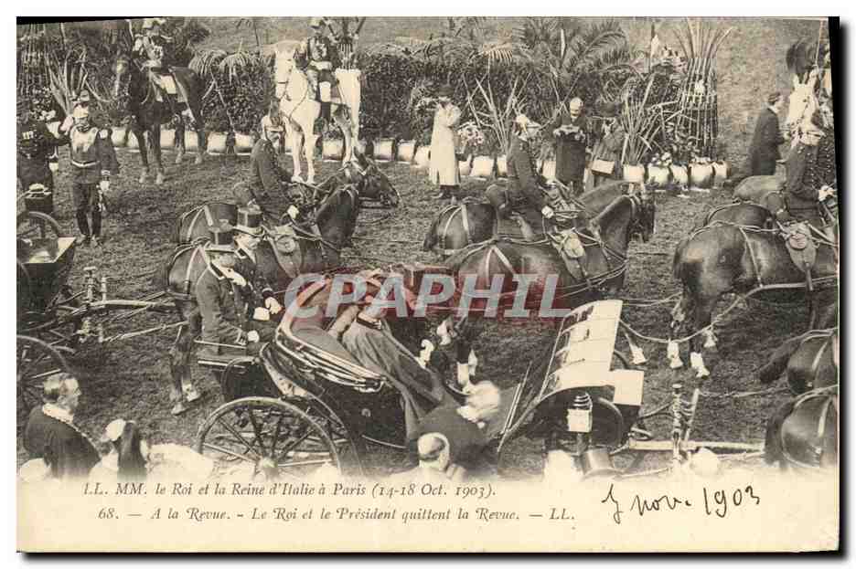 MM. le Roi et la Reine d'Italie à Paris — 14-18 Oct. 1903 — L’Imprimerie Nouvelle Photographique