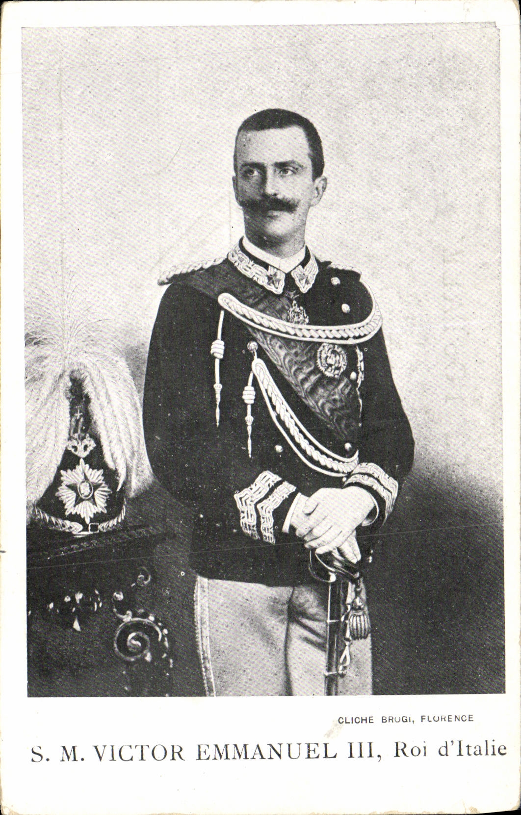 S.M. Victor Emmanuel III, Roi d'Italie — Cliché Brugi, Florence