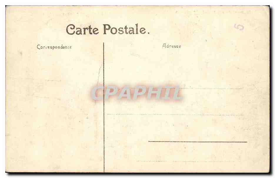 CPA Avenement du Roi Albert 23 decembre 1909 Le cortege en cours de route — Verso