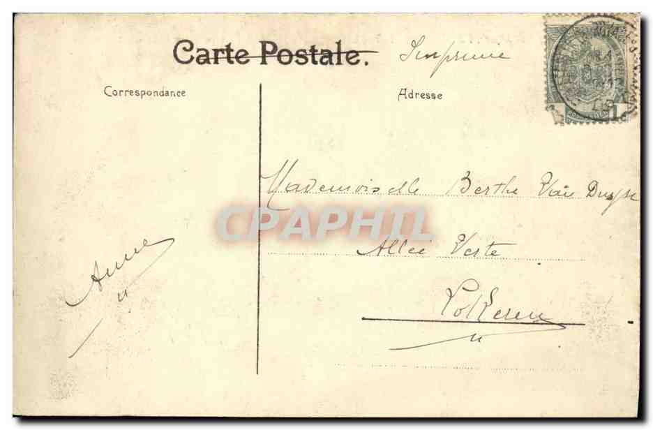 Avènement du roi Albert, 23 décembre 1909 — Les piqueurs précédant les voitures de la reine — Reverso