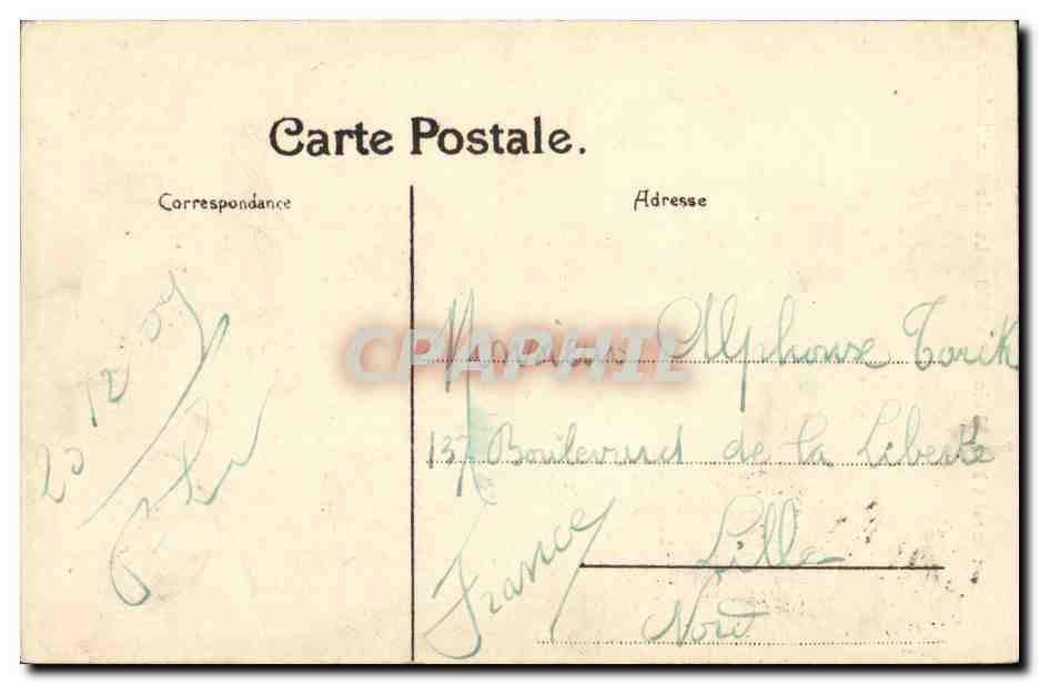 CPA Avenement Du Roi Albert 23 decembre 1909 Le roi saluant la foule — Rückseite