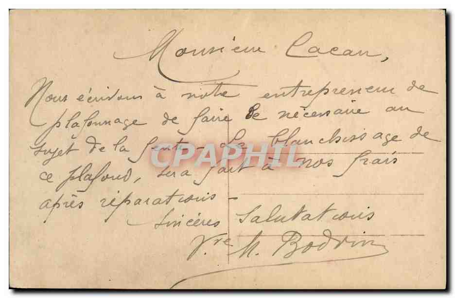 CPA Le Roi Albert 1er Belgique — Verso