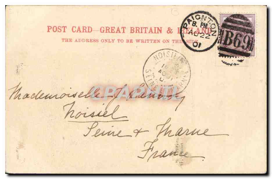 CPA Franz Joseph Emperor Of Austria — Verso