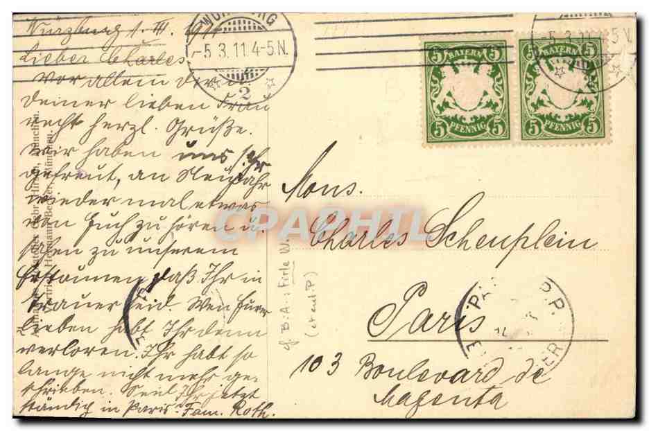S.KGL. HOH. DER PRINZREGENT VON BAYERN — Neueste Aufnahme im 90. Lebensjahre — 1821-1912 — Reverso