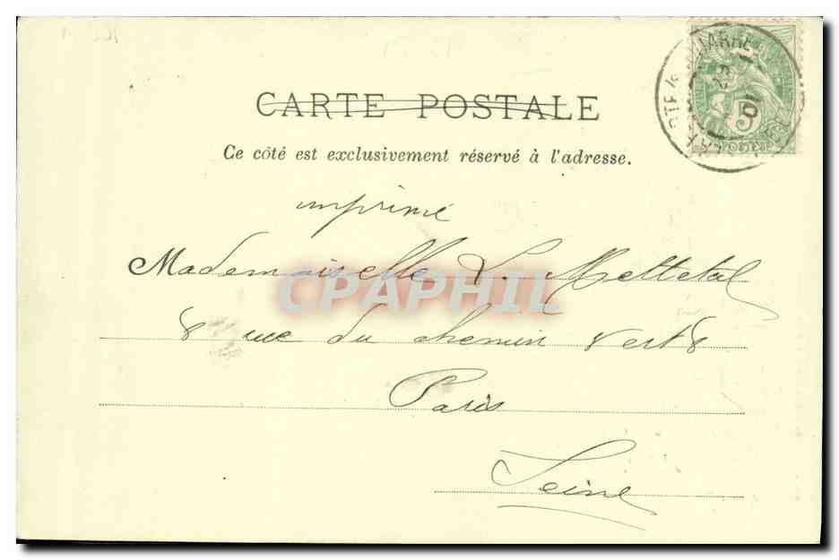 La femme avocat — Sujet féministe — Cliché A. Morinet, Nancy, n°7 — Achterkant