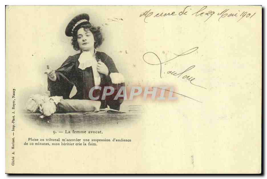 La mujer abogada — Gisèle A. Marius, Nancy, n°9 — editor J. Roger