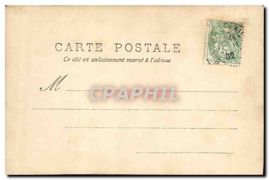 CPA Enfants Juge avocat — Rückseite