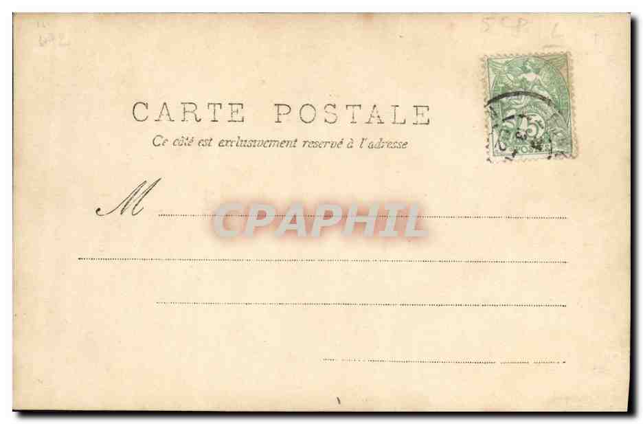 CPA Enfants Juge avocat — Rückseite