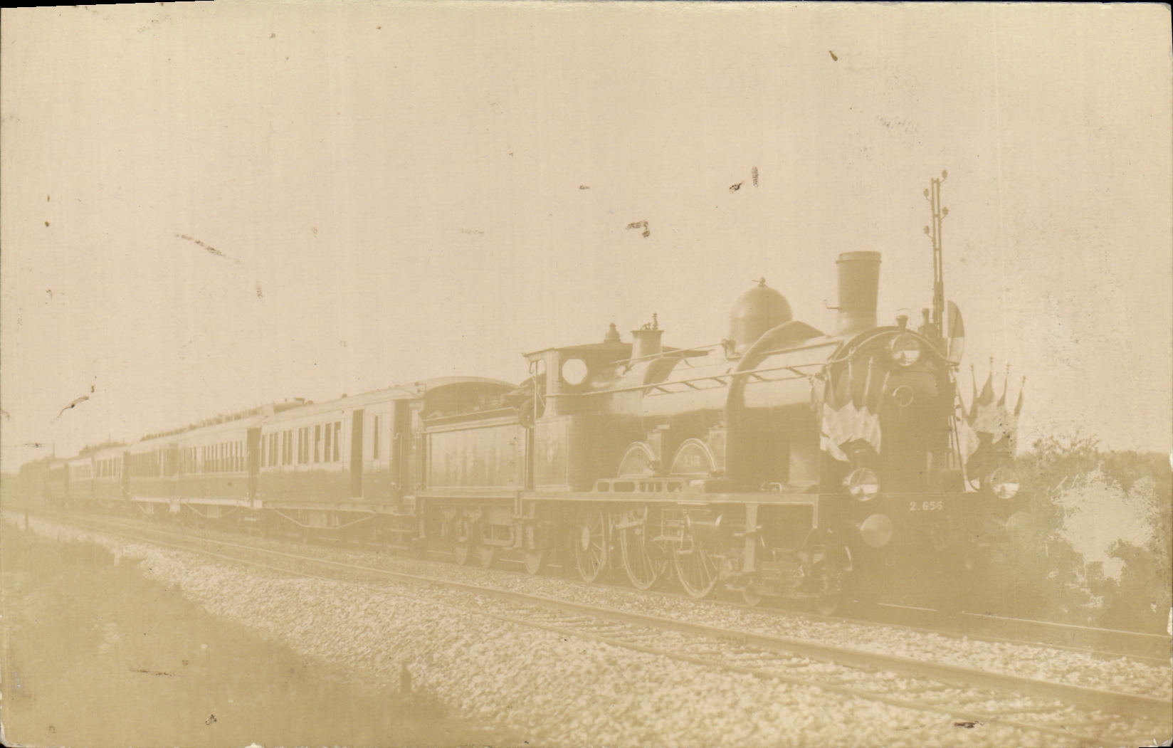 CARTE PHOTO Train 