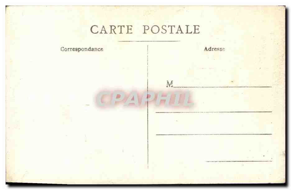 CARTE PHOTO Train  — Rückseite