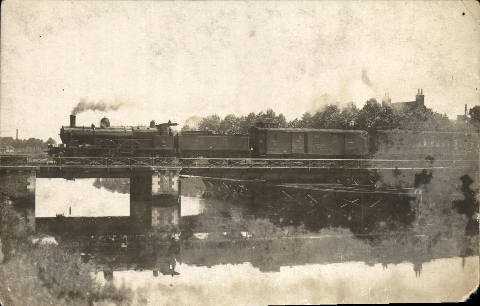 CARTE PHOTO Train 
