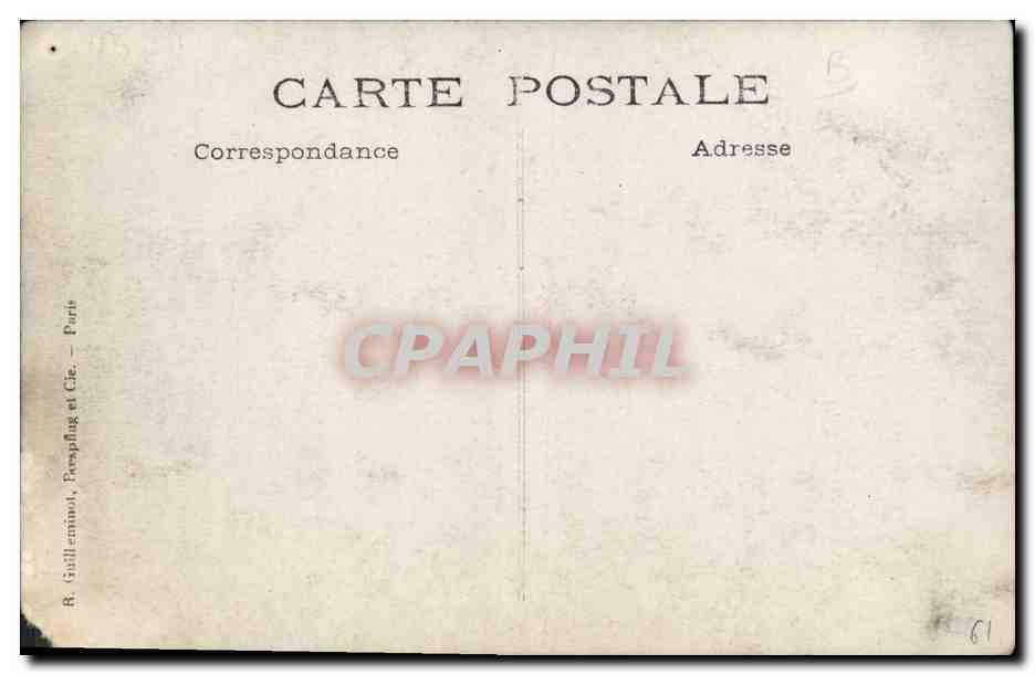 CARTE PHOTO Train  — Rückseite