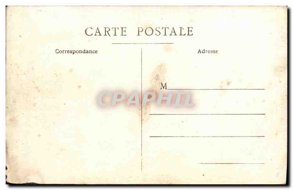 CARTE PHOTO Train  — Rückseite