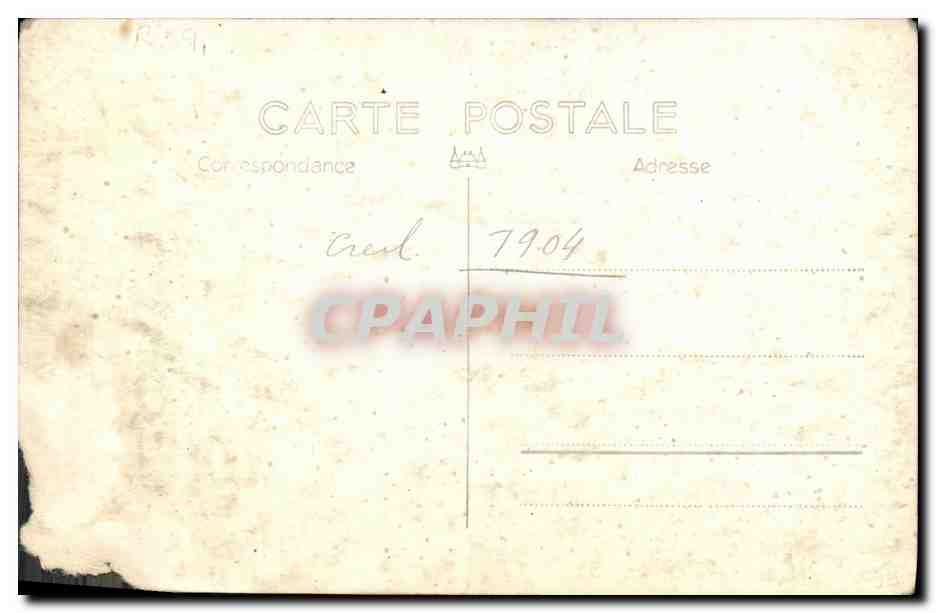CARTE PHOTO Train numero 2146 sur la locomotive — Rückseite