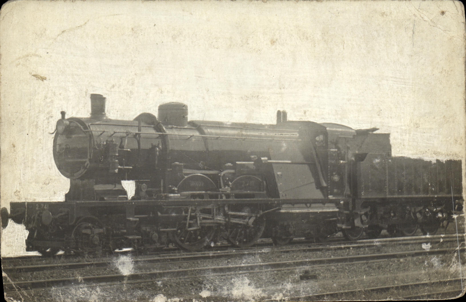 CARTE PHOTO Train 