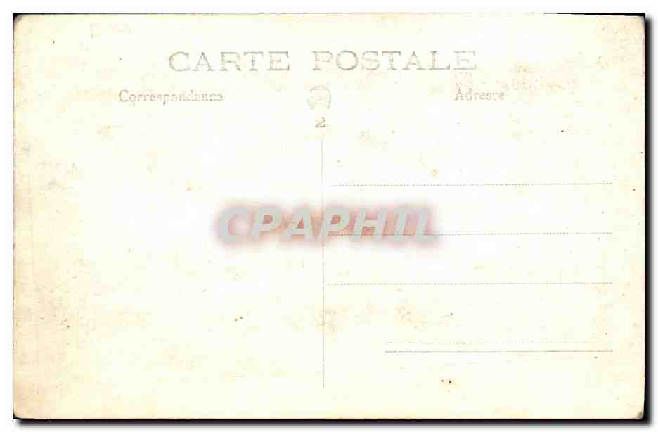 CARTE PHOTO Train  — Rückseite