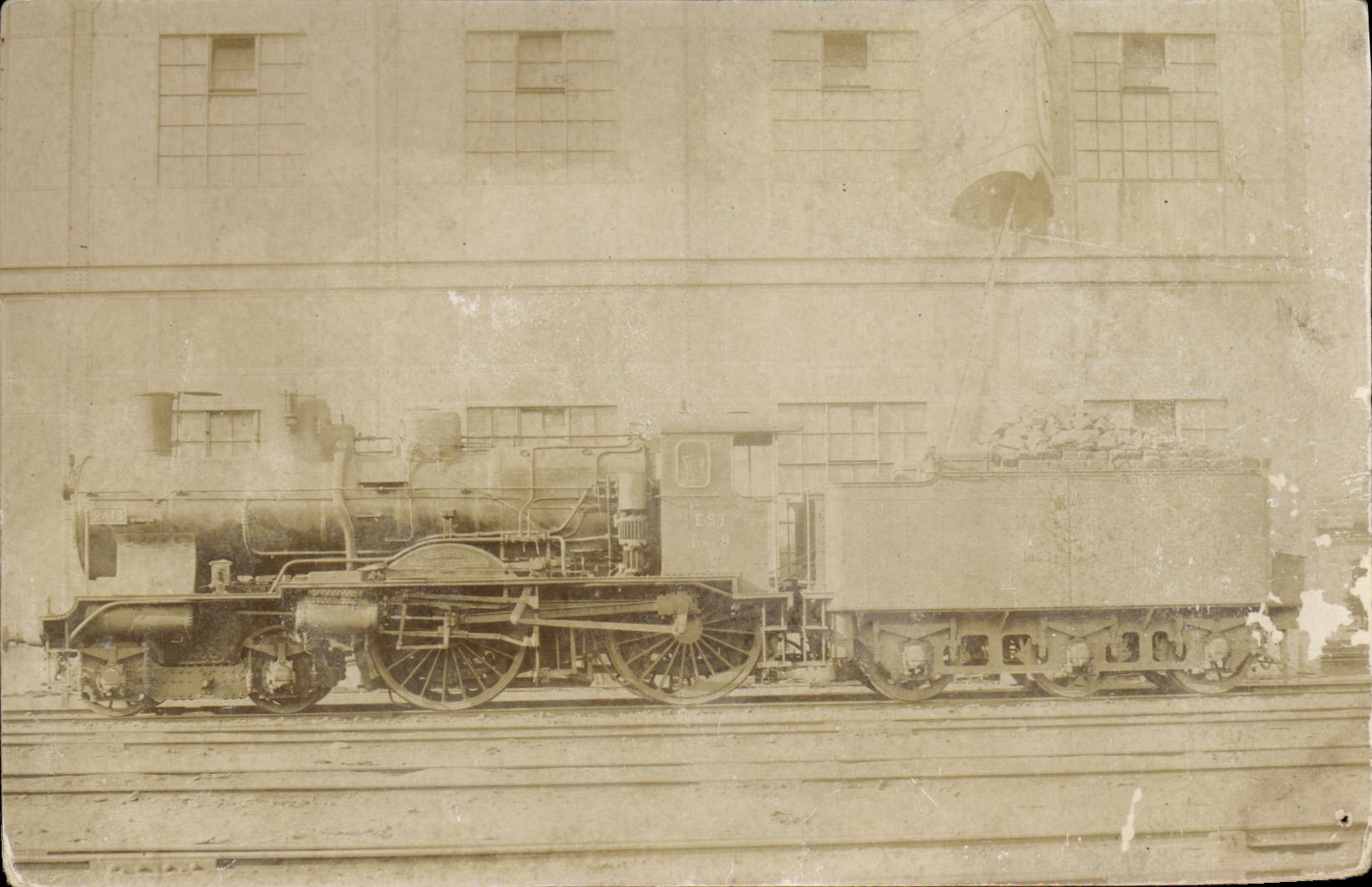 CARTE PHOTO Train 