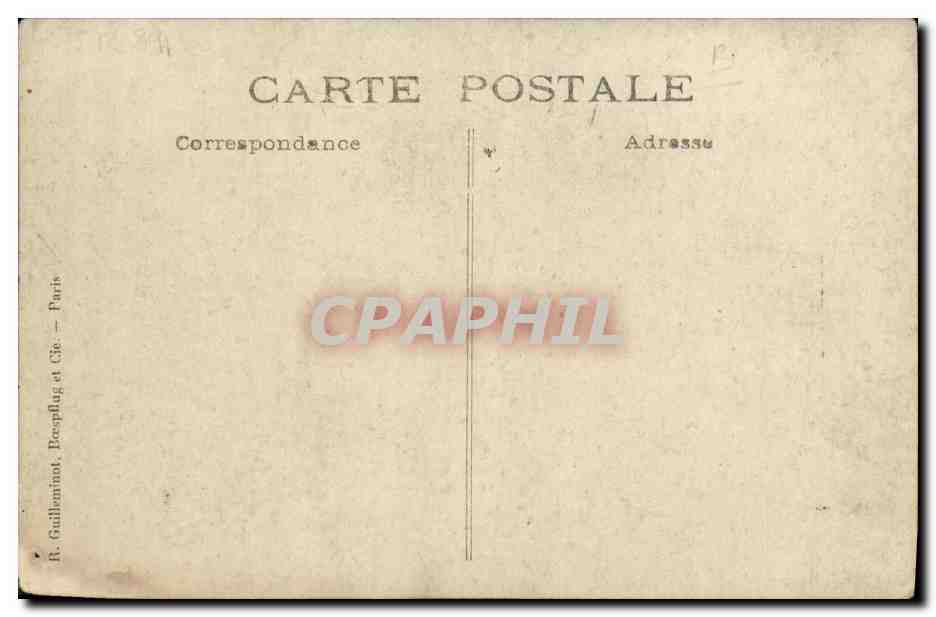 CARTE PHOTO Train  — Rückseite