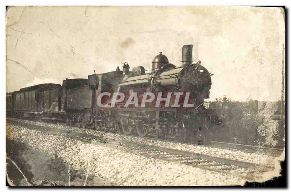 CARTE PHOTO Train 